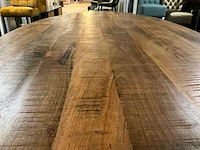 Ovale mango eetkamertafel - afbeelding 4 van  8