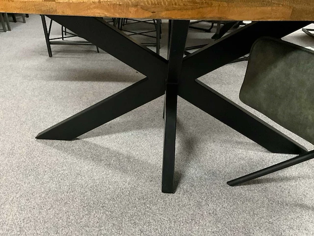 Ovale mango eetkamertafel - afbeelding 5 van  8