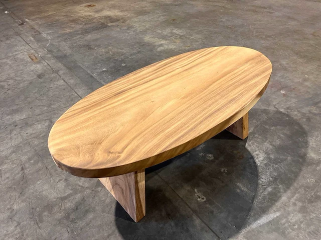 Ovale salon / bijzet tafel - afbeelding 3 van  3