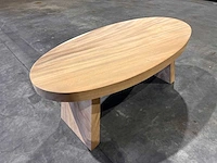 Ovale salon / bijzet tafel - afbeelding 2 van  3