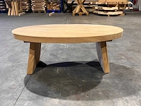 Ovale salon / bijzet tafel - afbeelding 3 van  3