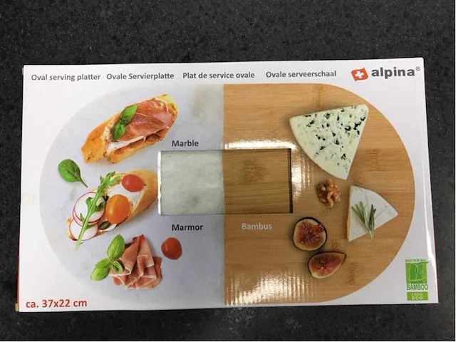 Ovale serveerplank (24x) - afbeelding 2 van  3