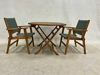 Ovale tuinset met stoelen - afbeelding 2 van  4