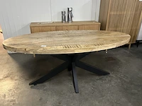 Ovelo eettafel 160 x 90 cm - mangohout, by fonq - afbeelding 1 van  3