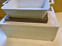 Ovenschaal met houten onderzetter - afbeelding 2 van  7