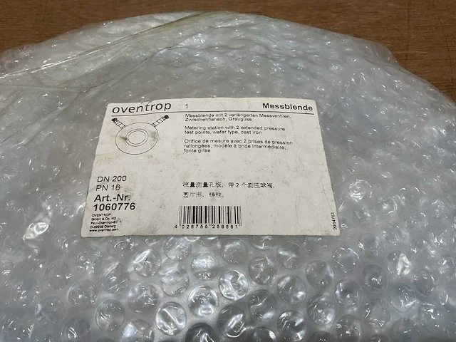 Oventrop gietijzere meetflens pn16 dn200/150 (3x) - afbeelding 5 van  8