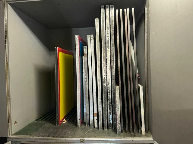 Overig zeefdruk ramen 23 stuks verschillende maten - afbeelding 1 van  4