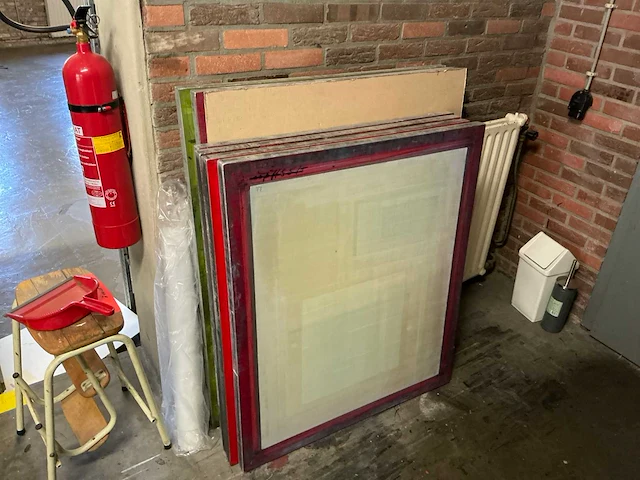 Overig zeefdruk ramen 23 stuks verschillende maten - afbeelding 2 van  4