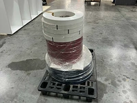 Overige kantenbanden 52mm x 2mm, grijs rood en wit - afbeelding 1 van  9