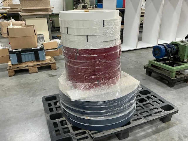 Overige kantenbanden 52mm x 2mm, grijs rood en wit - afbeelding 3 van  9