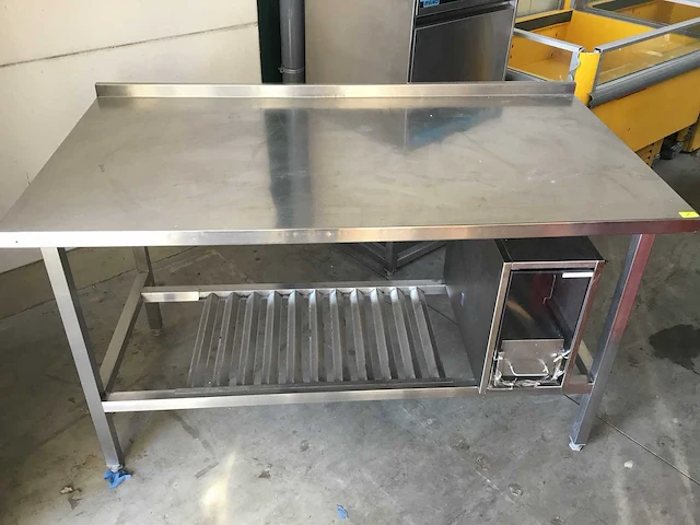 Overige keukenapparatuur, rvs werkbank - afbeelding 1 van  3