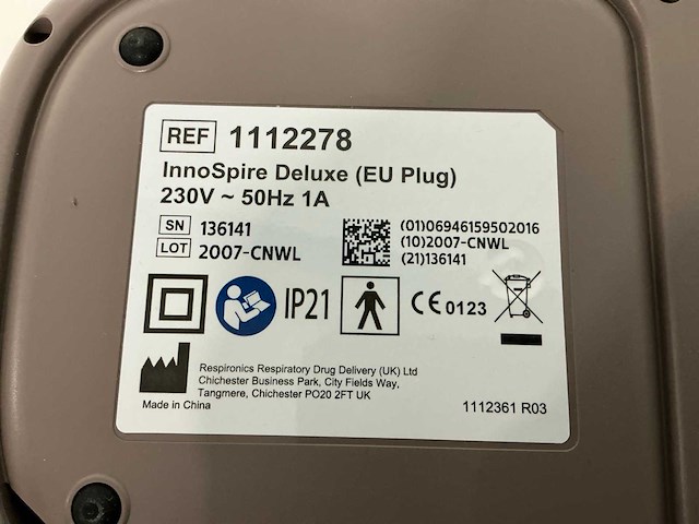 Overige medische apparatuur - philips respironics - nebulizer compressor system - afbeelding 5 van  5