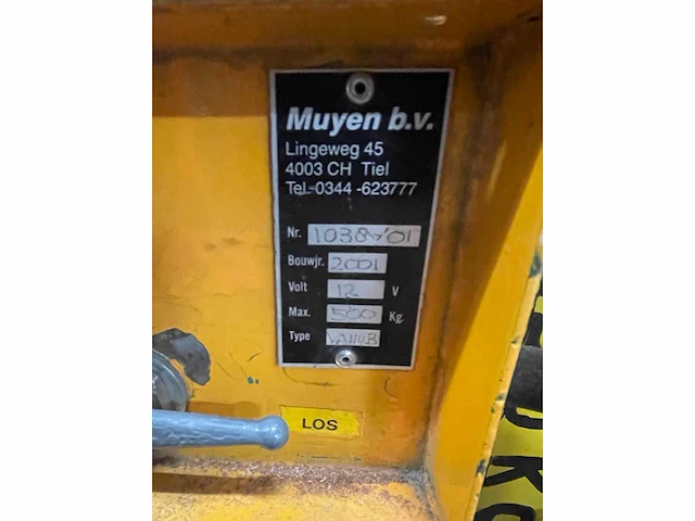 Overige pneumatische gereedschap - muyen - ramenplaatzuiger - 2001 - afbeelding 2 van  10