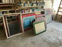 Overige zeefdrukramen (62 stuks verschillende maten) - afbeelding 6 van  6