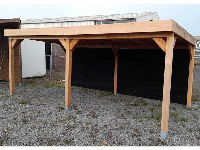 Overkapping met achterwand 300x600 cm - afbeelding 1 van  9