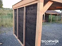Overkapping met achterwand 400x400 cm - afbeelding 3 van  7