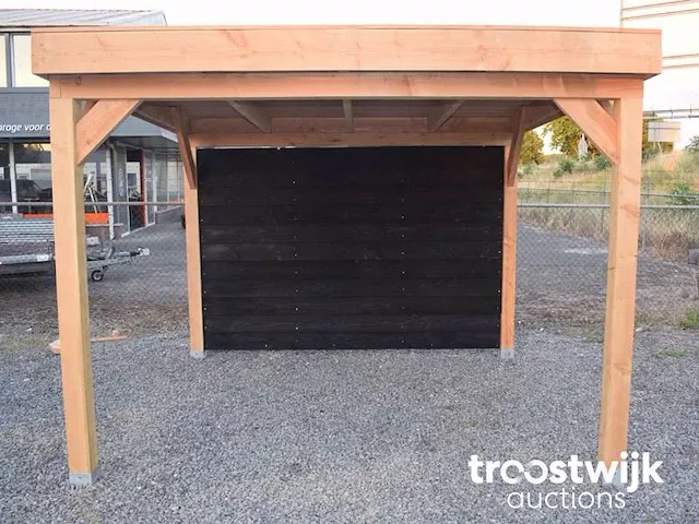 Overkapping met achterwand 400x400 cm - afbeelding 7 van  7