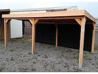 Overkapping met achterwand 500x300 cm - afbeelding 1 van  12