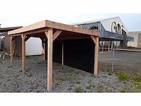 Overkapping met achterwand 500x300 cm - afbeelding 11 van  12