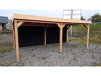 Overkapping met achterwand 500x300 cm - afbeelding 9 van  12