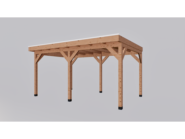 Overkapping met overstek 300x500cm, verando - afbeelding 3 van  10