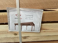 Overkapping met overstek 400x700cm, verando - afbeelding 4 van  10