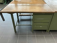 Overtoom werkbank 150x75x86cm v.v. lades - afbeelding 1 van  3