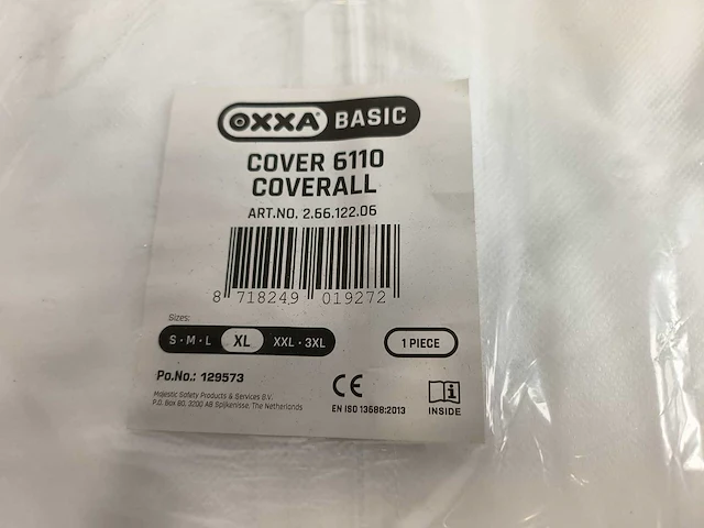 Oxxa - basic - 129573 - partij schilder / spuit overalls in krat - afbeelding 2 van  3