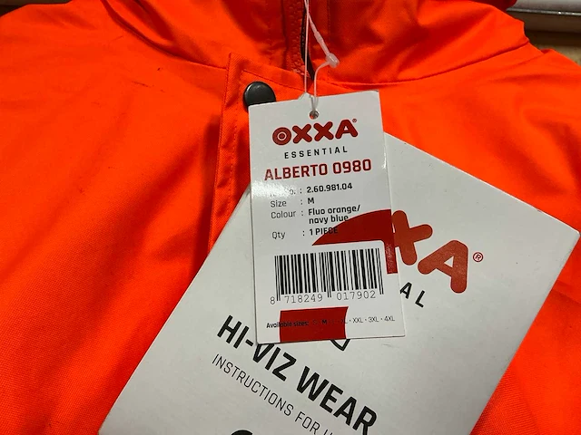 Oxxa high visibility werkjas (5x) - afbeelding 4 van  7