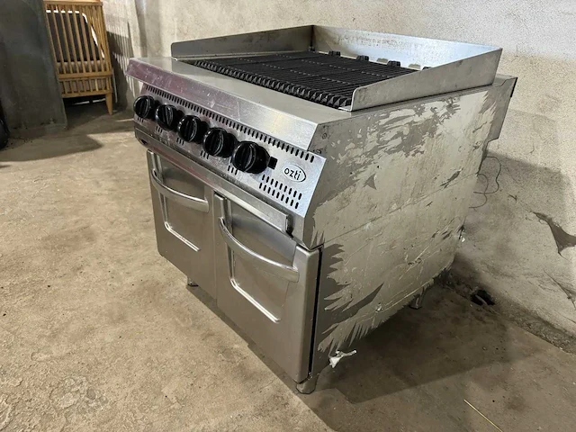 Ozti - odg 8090 - lavasteengrill - afbeelding 5 van  7