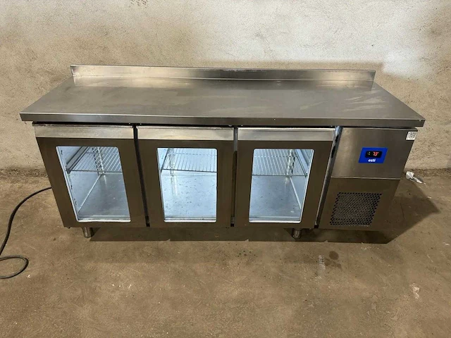 Ozti - ta 360.01 nmv - rvs glasdeur koelwerkbank - afbeelding 2 van  5