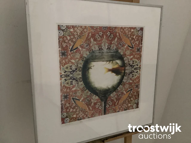 P. bergsma schilderij - afbeelding 1 van  3