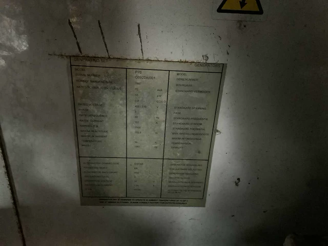 P70 stroomgenerator - afbeelding 6 van  14