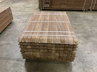 Paal geschaafd 60x60 azobe (160x) - afbeelding 1 van  5