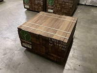 Paal geschaafd 60x60 azobe (160x) - afbeelding 3 van  5