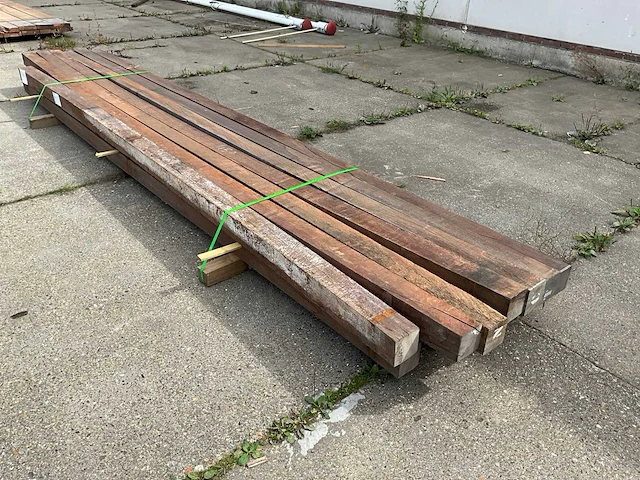 Paal hardhout (14x) - afbeelding 2 van  6