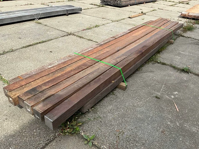 Paal hardhout (14x) - afbeelding 3 van  6