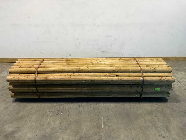 Paal rond gefreesd 1 zijde gekroond ø10x300 cm (20x) - afbeelding 2 van  8