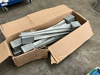 Paalhouder verzinkt (9x) - afbeelding 1 van  3