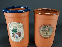 Paar aardewerk wijnkoelers - afbeelding 1 van  5