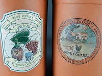 Paar aardewerk wijnkoelers - afbeelding 4 van  5