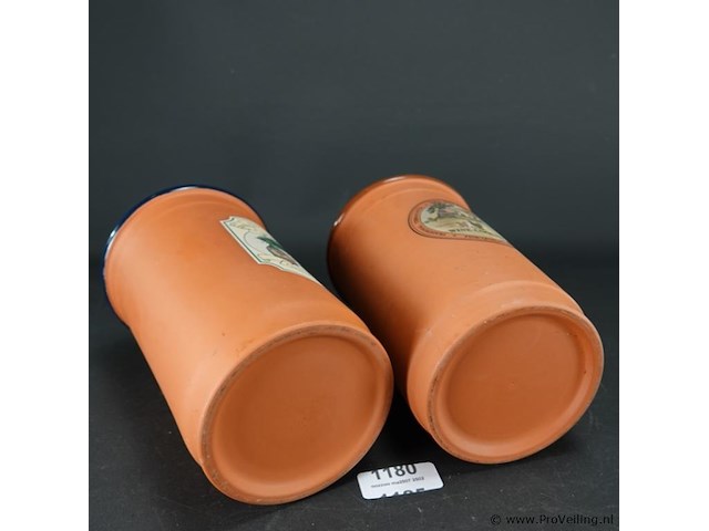 Paar aardewerk wijnkoelers - afbeelding 5 van  5