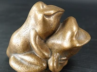 Paar bronzen kama sutra kikkers - afbeelding 3 van  5