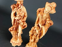 Paar chinese sculpturen - afbeelding 2 van  5