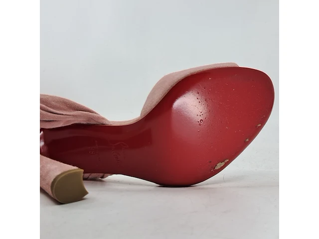 Paar dames sandalen met hak maat 38, christian louboutin - afbeelding 5 van  8