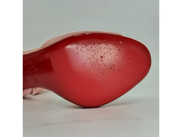 Paar dames sandalen met hak maat 38, christian louboutin - afbeelding 7 van  8
