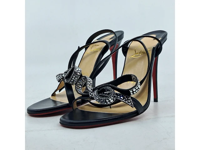 Paar dames sandalen met hakken maat 38, christian louboutin - afbeelding 1 van  9