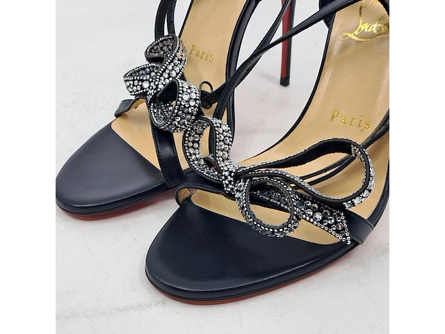 Paar dames sandalen met hakken maat 38, christian louboutin - afbeelding 2 van  9