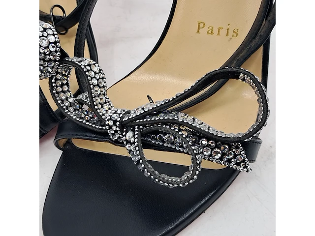 Paar dames sandalen met hakken maat 38, christian louboutin - afbeelding 4 van  9