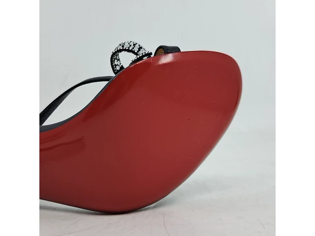 Paar dames sandalen met hakken maat 38, christian louboutin - afbeelding 6 van  9